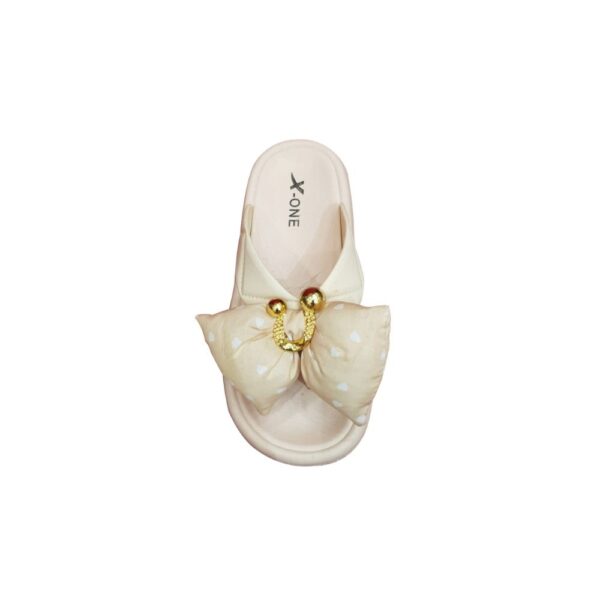 White Soft Bow Slipper