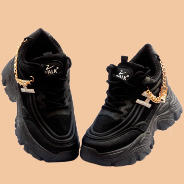 womens glam lock chain kicks