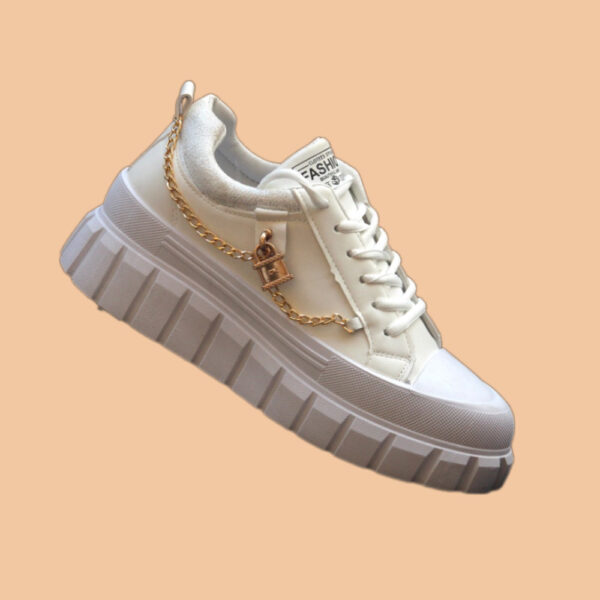 lock chain sneakers