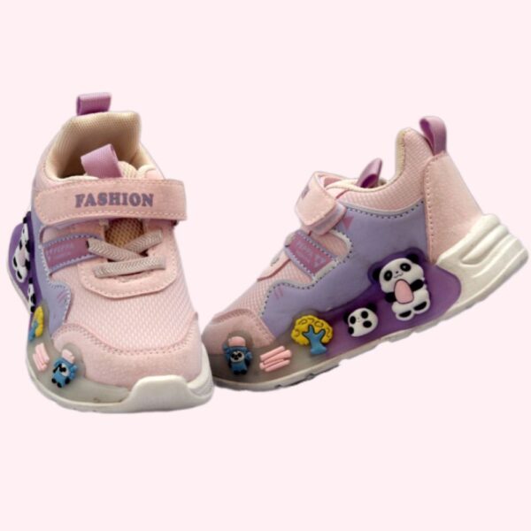 girls' cute critter charm shoes