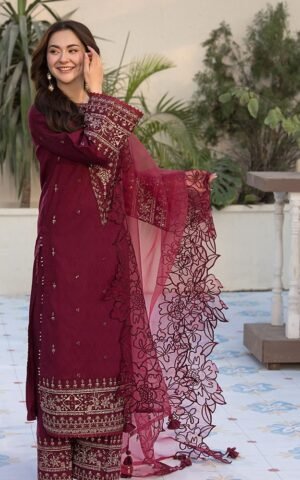 COCO-426 LAWN THREE PIECE SUIT