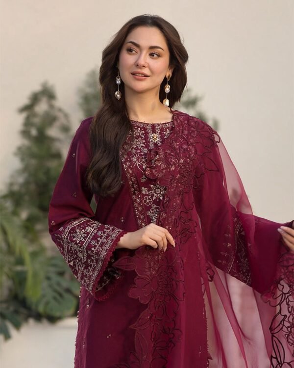 COCO-426 LAWN THREE PIECE SUIT