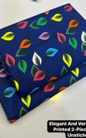 Cotton 2 Piece Navy Blue Colour
