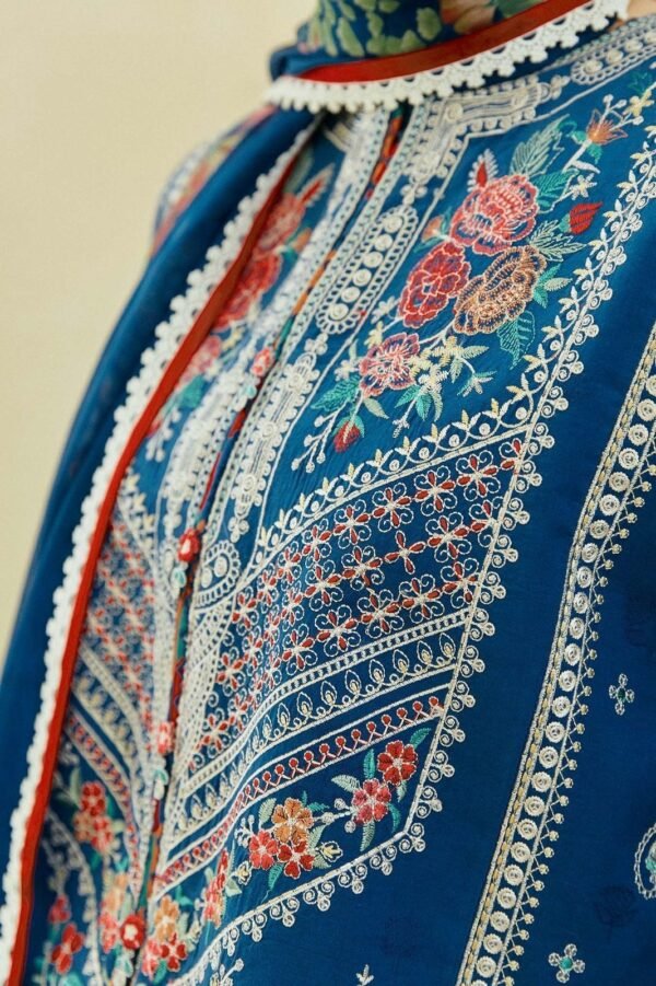 Zarashahjhan Embroidered lawn Three Piece COCO-423